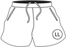 Rio Shorts Decoration Front